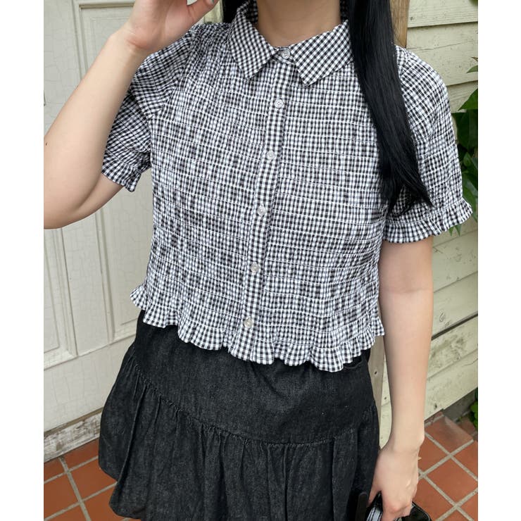 ギンカムチェックシャーリングシャツ | WEGO【WOMEN】 | 詳細画像5 