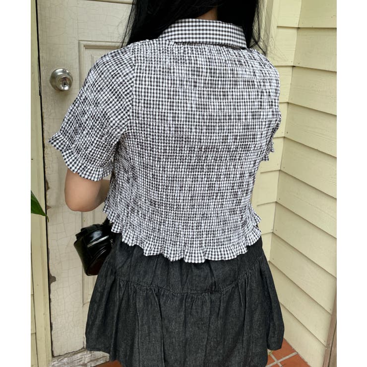 ギンカムチェックシャーリングシャツ | WEGO【WOMEN】 | 詳細画像6 