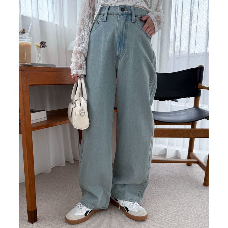 ハートポケットストレートデニムパンツ[品番：WG010094855]｜WEGO