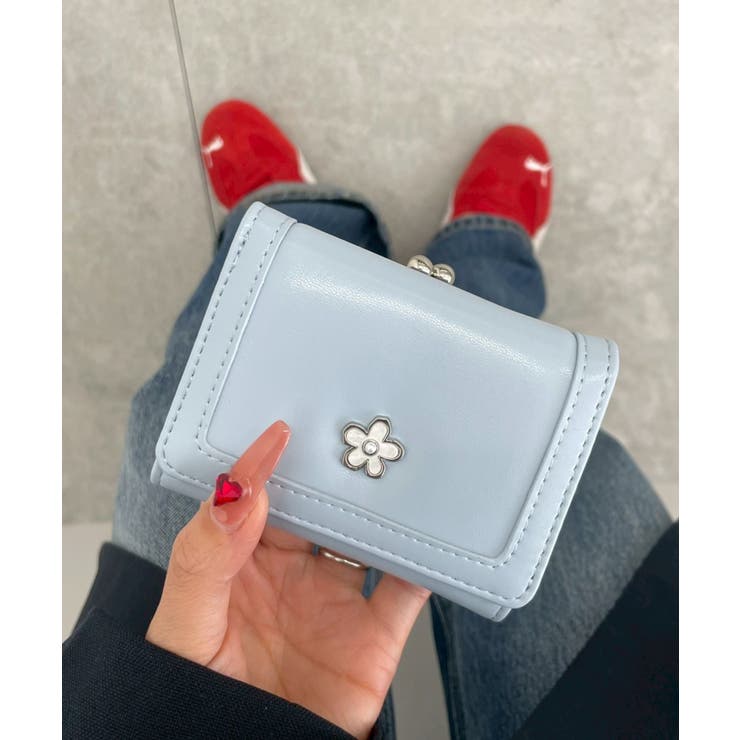 フラワーガマ口ウォレット | WEGO【WOMEN】 | 詳細画像1 