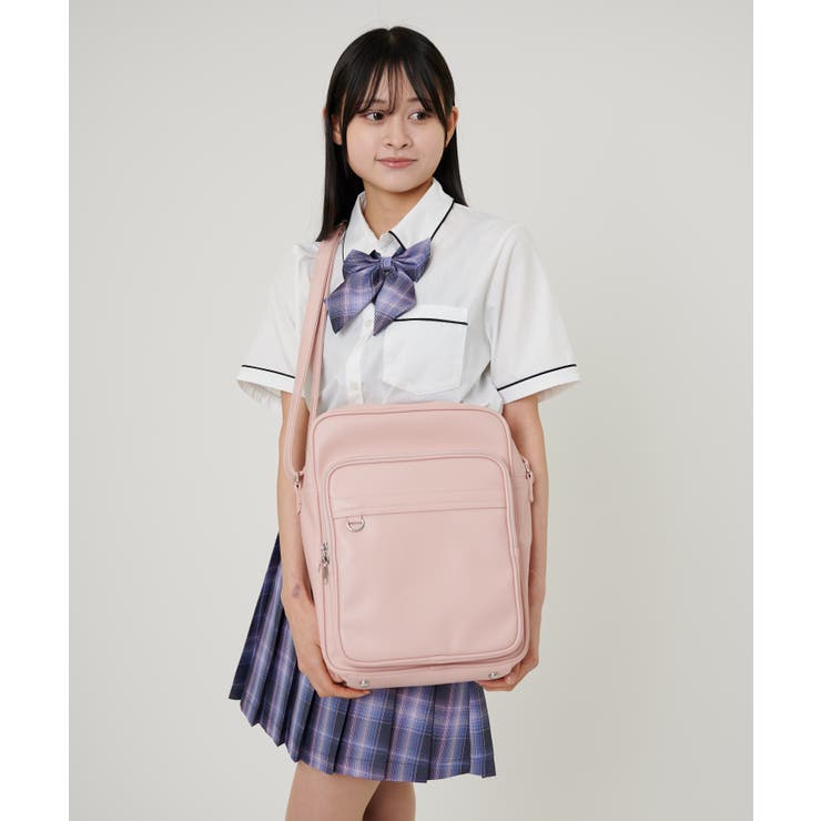 PUスクールショルダーバッグ | WEGO【WOMEN】 | 詳細画像3 