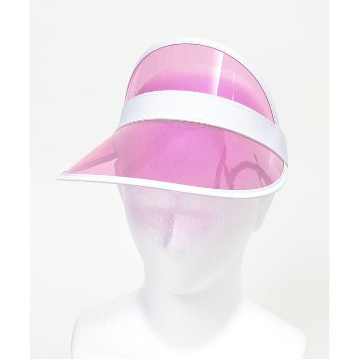ショックピンク | カラフルクリアサンバイザー | WEGO【WOMEN】