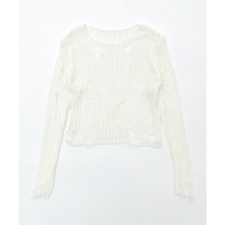 ダメージサマーニット | WEGO【WOMEN】 | 詳細画像16 