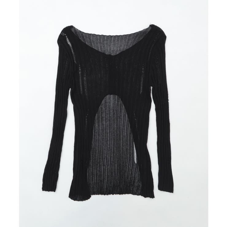 フロントボタンダメージヘムニット | WEGO【WOMEN】 | 詳細画像17 