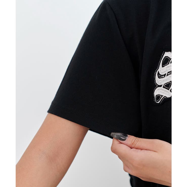 グラフィックサイドドロストショートT | WEGO【WOMEN】 | 詳細画像5 