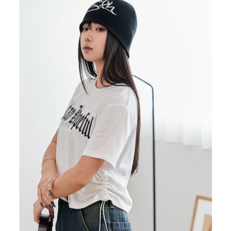 グラフィックサイドドロストショートT | WEGO【WOMEN】 | 詳細画像13 