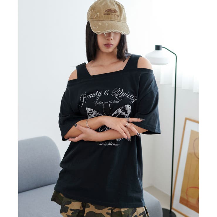 タンクレイヤード風オフショルBIGT | WEGO【WOMEN】 | 詳細画像12 