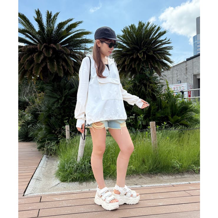 ハーフジップアノラックパーカー | WEGO【WOMEN】 | 詳細画像8 