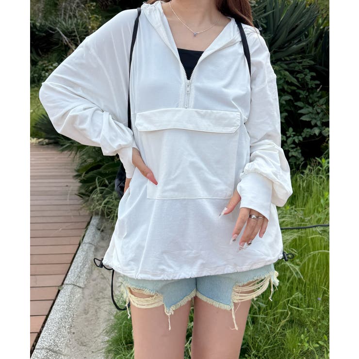 ハーフジップアノラックパーカー | WEGO【WOMEN】 | 詳細画像11 