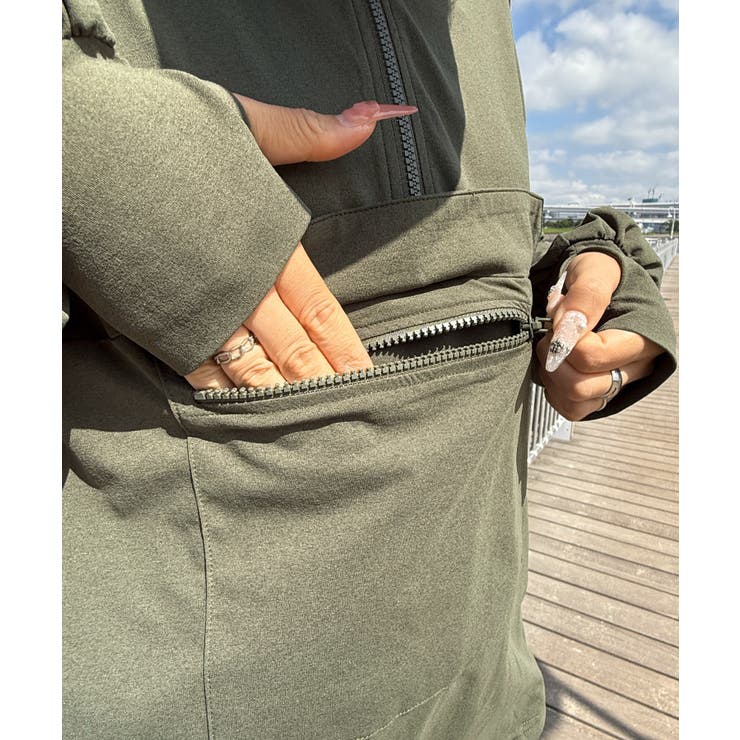 ハーフジップアノラックパーカー | WEGO【WOMEN】 | 詳細画像23 