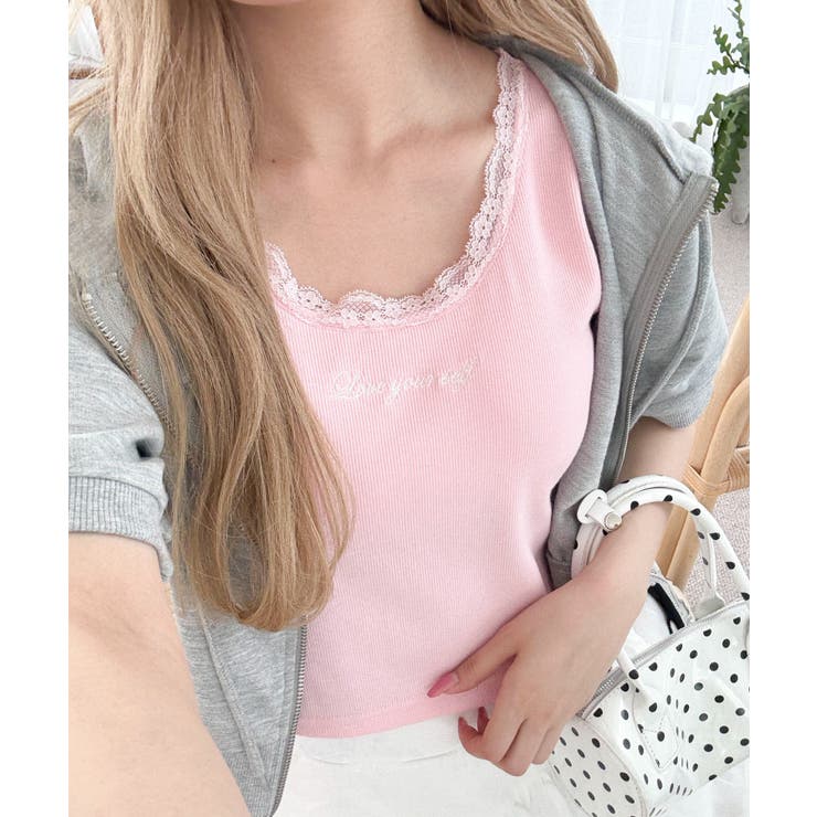 カップインレースタンク | WEGO【WOMEN】 | 詳細画像1 