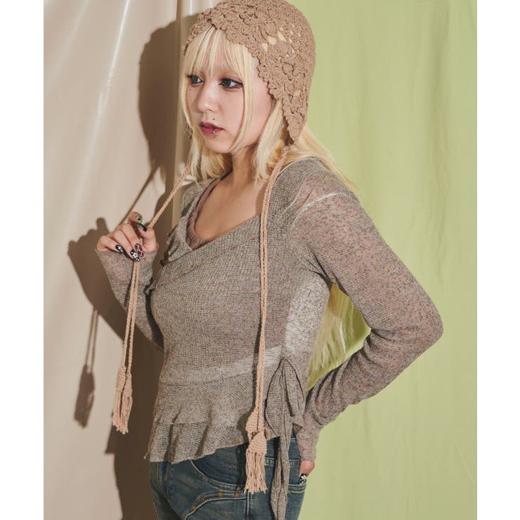 キャミレイヤードフリルデザインTOP | WEGO【WOMEN】 | 詳細画像5 