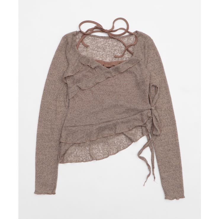 キャミレイヤードフリルデザインTOP | WEGO【WOMEN】 | 詳細画像16 