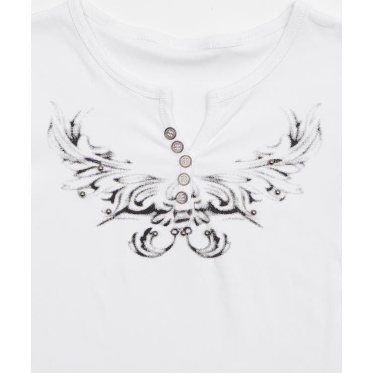 ヘンリーネックドームスタッズT | WEGO【WOMEN】 | 詳細画像15 