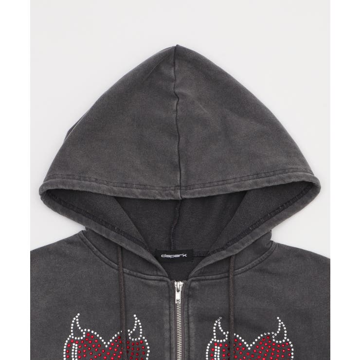 HEARTDEVIL SSピグメントパーカー | WEGO【WOMEN】 | 詳細画像15 