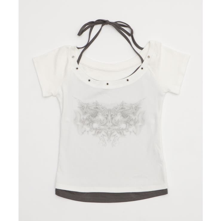 ハトメレイヤードグラフィックT | WEGO【WOMEN】 | 詳細画像10 