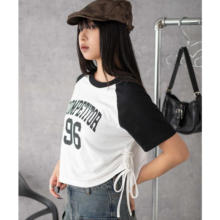グラフィックショートサイドリボンドロストT | WEGO【WOMEN】 | 詳細画像26 