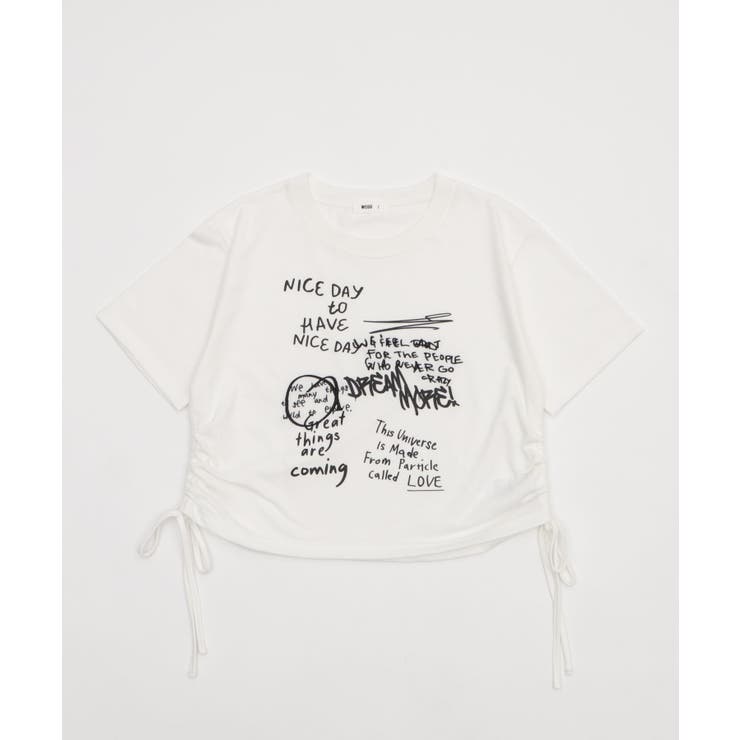 グラフィックショートサイドリボンドロストT | WEGO【WOMEN】 | 詳細画像37 