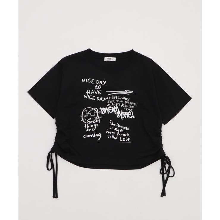 グラフィックショートサイドリボンドロストT | WEGO【WOMEN】 | 詳細画像38 