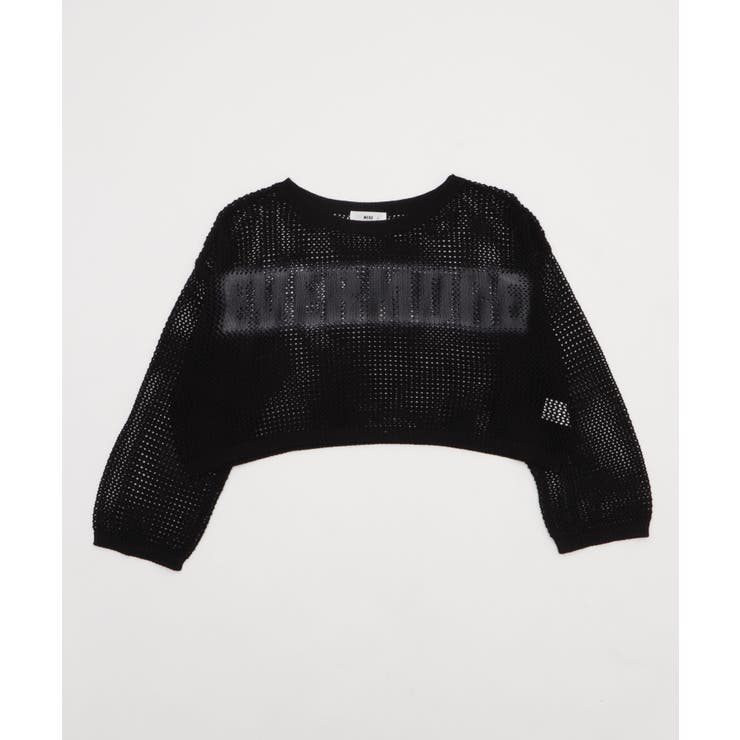 スプレーロゴジャガードメッシュニット | WEGO【WOMEN】 | 詳細画像14 