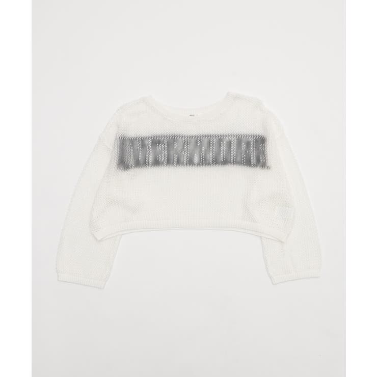 スプレーロゴジャガードメッシュニット | WEGO【WOMEN】 | 詳細画像20 