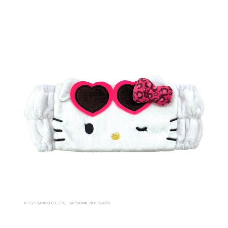 1363 ハローキティヘアクリック&ヘアバンド サンリオ 日焼け ハローキティ フェイスヘアバンド Sanrio