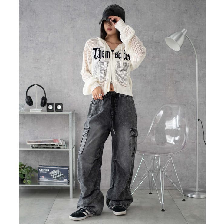 デニムイージーパラシュートカーゴパンツ | WEGO【WOMEN】 | 詳細画像4 