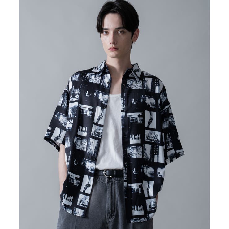 柄2 | アムンゼンパターンBIGシャツ(SS) | WEGO【MEN】