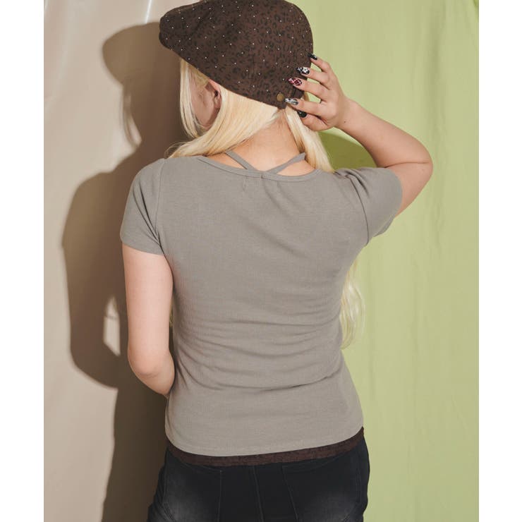 チョーカー付きレースレイヤードピチT | WEGO【WOMEN】 | 詳細画像4 