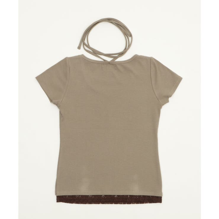 チョーカー付きレースレイヤードピチT | WEGO【WOMEN】 | 詳細画像8 