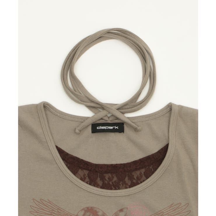 チョーカー付きレースレイヤードピチT | WEGO【WOMEN】 | 詳細画像9 