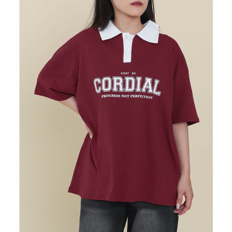 【極美品】ウノピゥ　ポロシャツ　レディース　タグ付き　ロゴ　水色 セール】 【WOMEN】【吸水速乾・UVケア】ボーダーロゴ 半袖