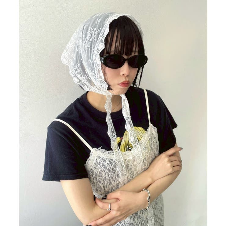 フラワーレースバブーシュカ | WEGO【WOMEN】 | 詳細画像3 