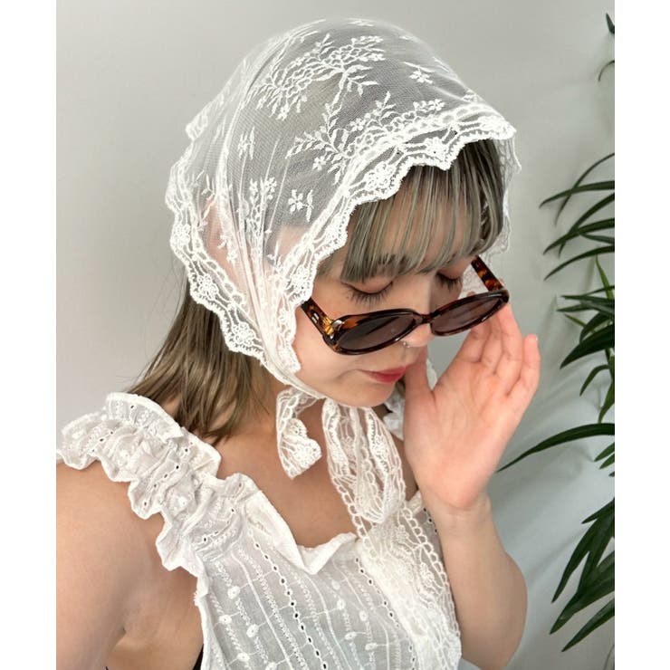 フラワーレースバブーシュカ | WEGO【WOMEN】 | 詳細画像5 