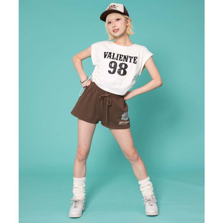 LOOK パンツ　ショート　ビブパンツ　M 別注PIKOショートパンツ[品番：WG010095310]｜WEGO【WOMEN