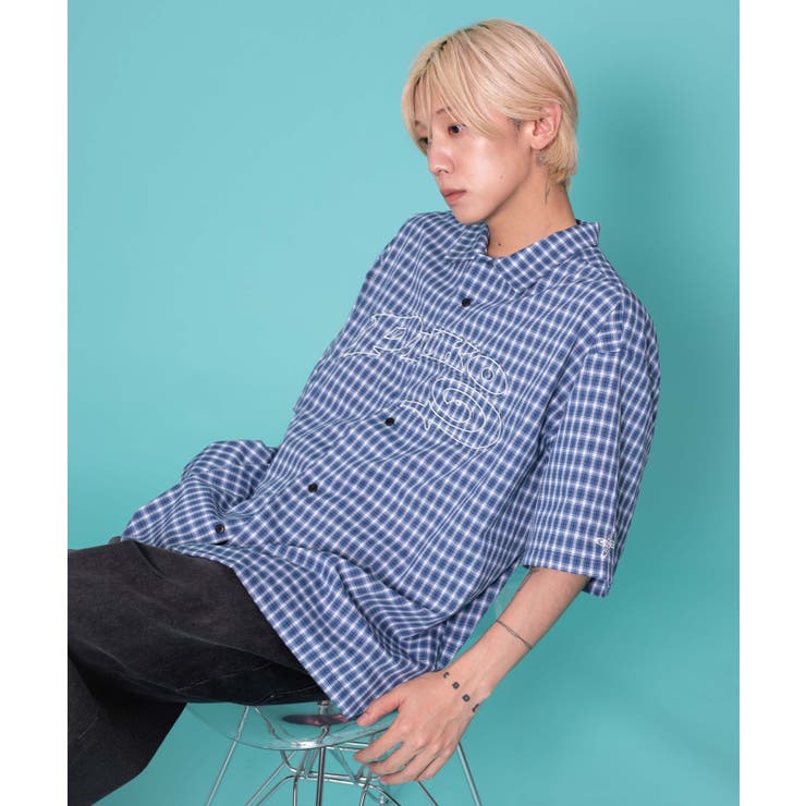 別注PIKOチェックグラフィックシャツ(SS) | WEGO【MEN】 | 詳細画像4 