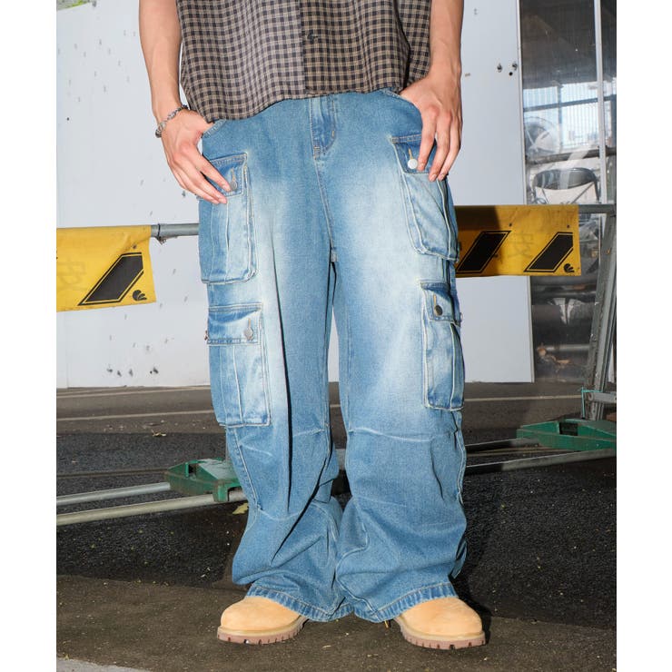 マルチポケットデニムパンツ[品番：WG010095329]｜WEGO【MEN
