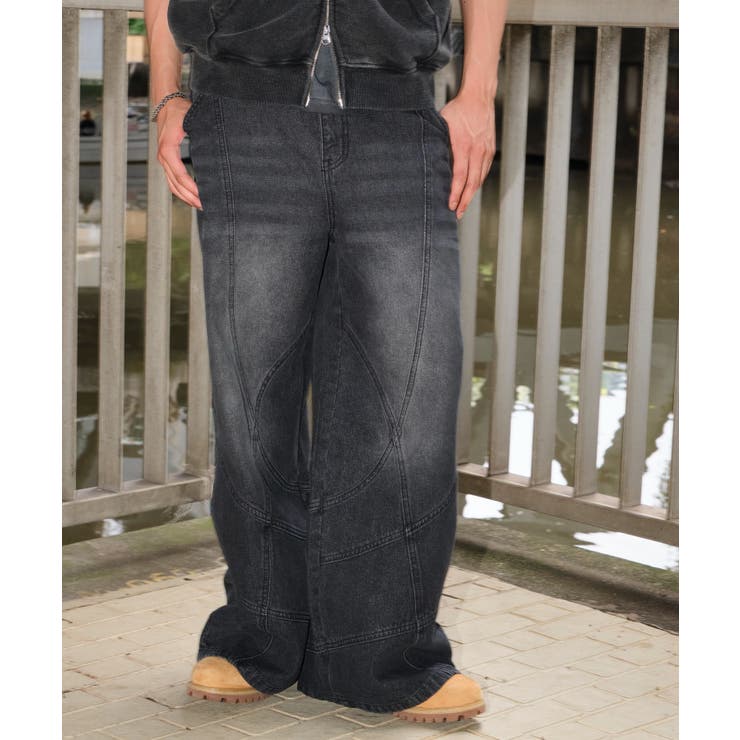 スウィッチングフレアデニムパンツ | WEGO【MEN】 | 詳細画像22 