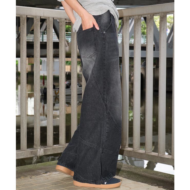 スウィッチングフレアデニムパンツ | WEGO【MEN】 | 詳細画像30 