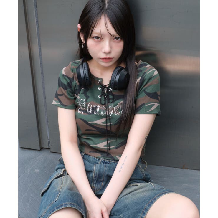 グラフィックレースアップちびT | WEGO【WOMEN】 | 詳細画像18 