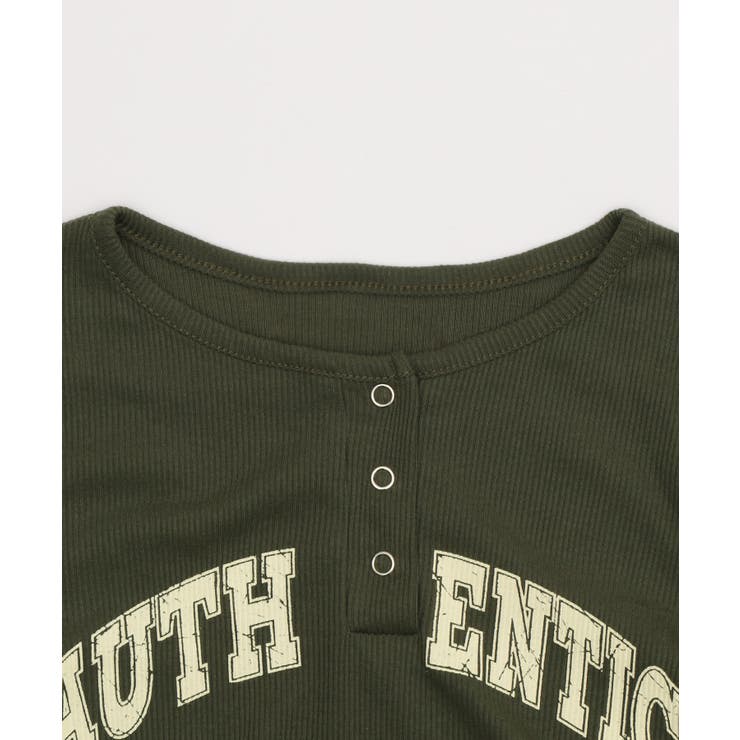 サイドギャザーヘンリーネックロゴT | WEGO【WOMEN】 | 詳細画像13 