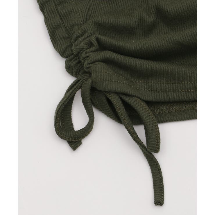 サイドギャザーヘンリーネックロゴT | WEGO【WOMEN】 | 詳細画像16 