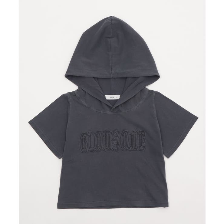 ネイビー | ピグメントフードちびT | WEGO【WOMEN】