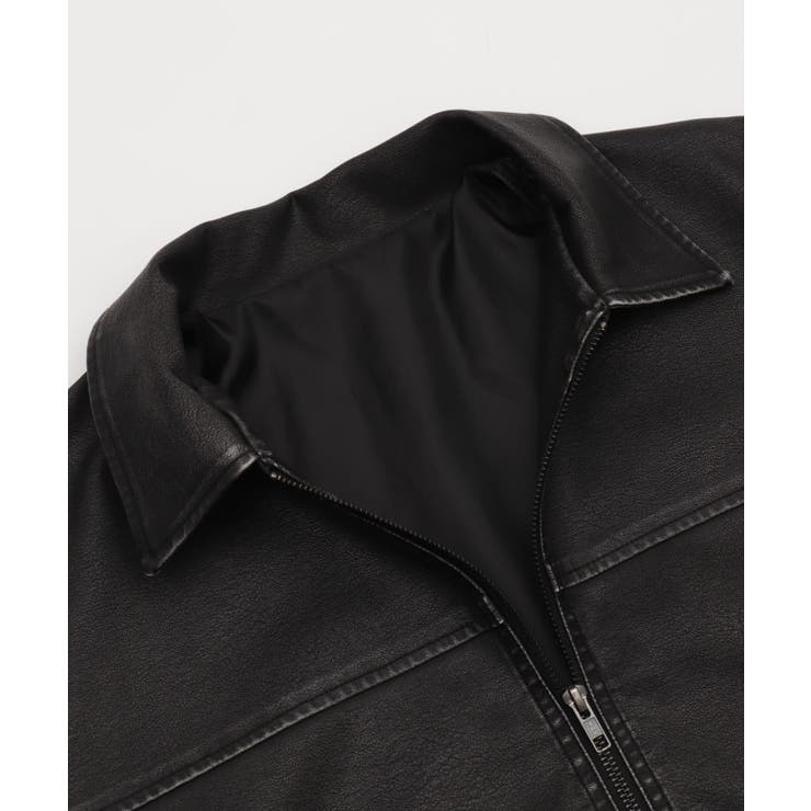 ヴィンテージライクPUジャケット | WEGO【WOMEN】 | 詳細画像4 