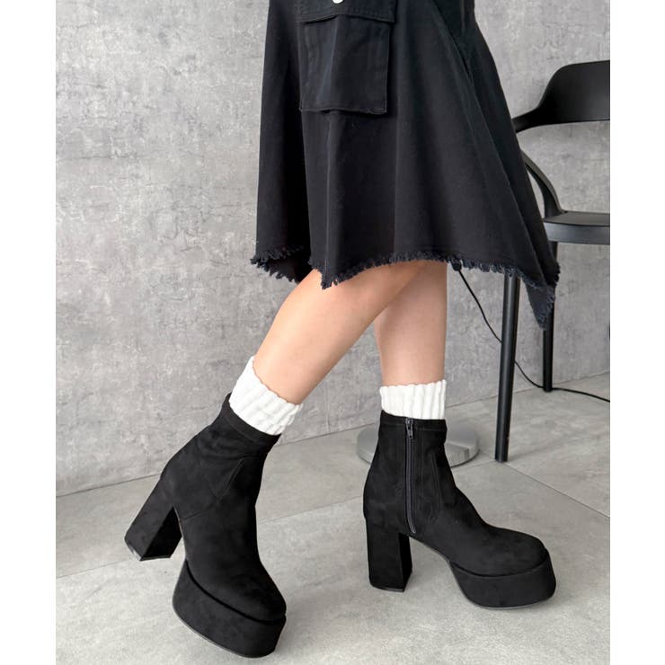 ストレッチヒールショートブーツ | WEGO【WOMEN】 | 詳細画像5 