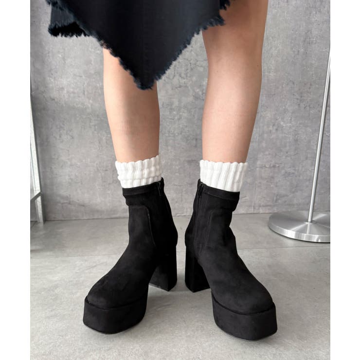 ストレッチヒールショートブーツ | WEGO【WOMEN】 | 詳細画像6 