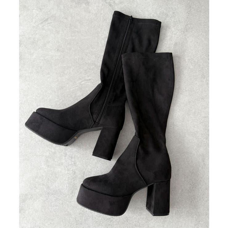 ストレッチヒールロングブーツ | WEGO【WOMEN】 | 詳細画像3 