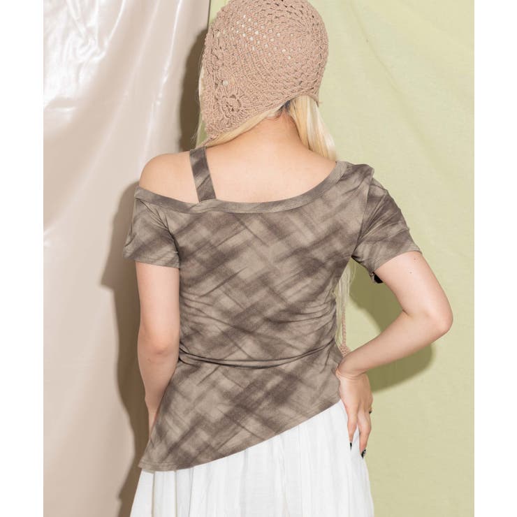 ベルトショルダーチェックプリントT | WEGO【WOMEN】 | 詳細画像5 