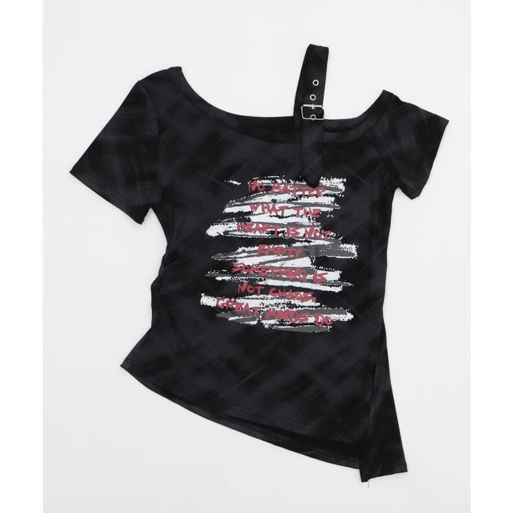 ベルトショルダーチェックプリントT | WEGO【WOMEN】 | 詳細画像11 