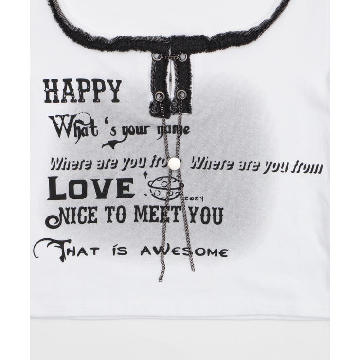 メタルパーツ付きロゴT | WEGO【WOMEN】 | 詳細画像12 